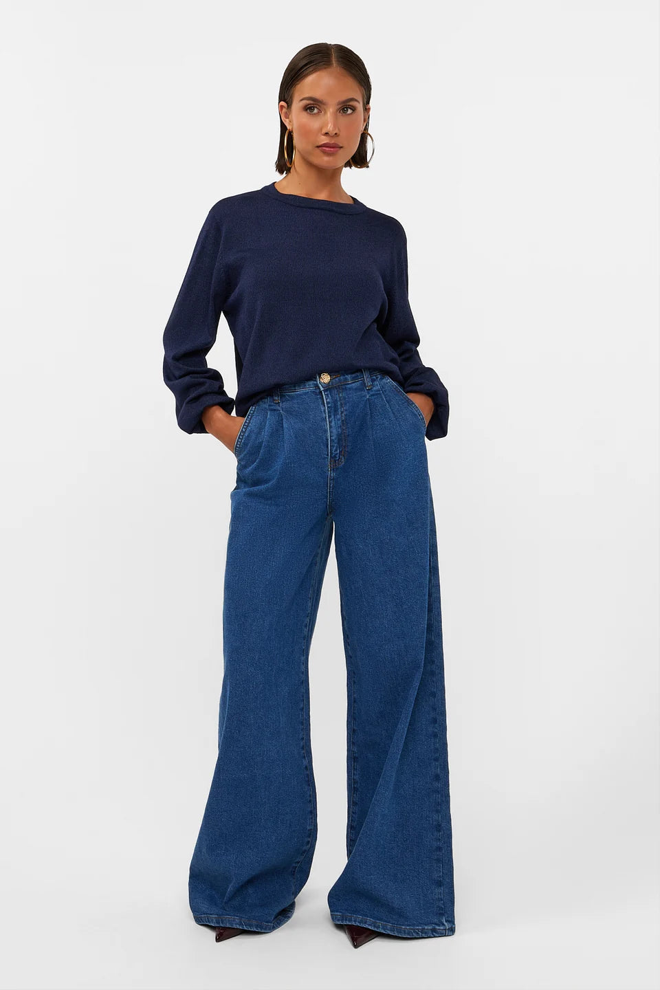 AMAYA Amsterdam - Aria utsvängda jeans