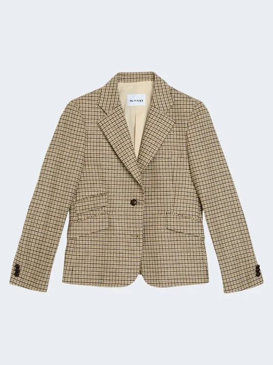 Sand Copenhagen - Houndstooth Tailored Jacket