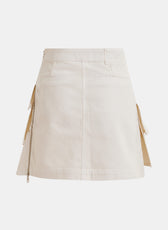 Jila Colour Denim Miniskirt