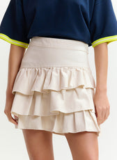 Jila Colour Denim Miniskirt