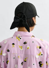 Jiny Cap With Bow At Back