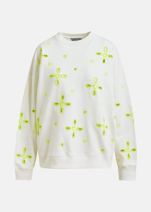 Jix Embroidered Sweatshirt - Combo3 Off White