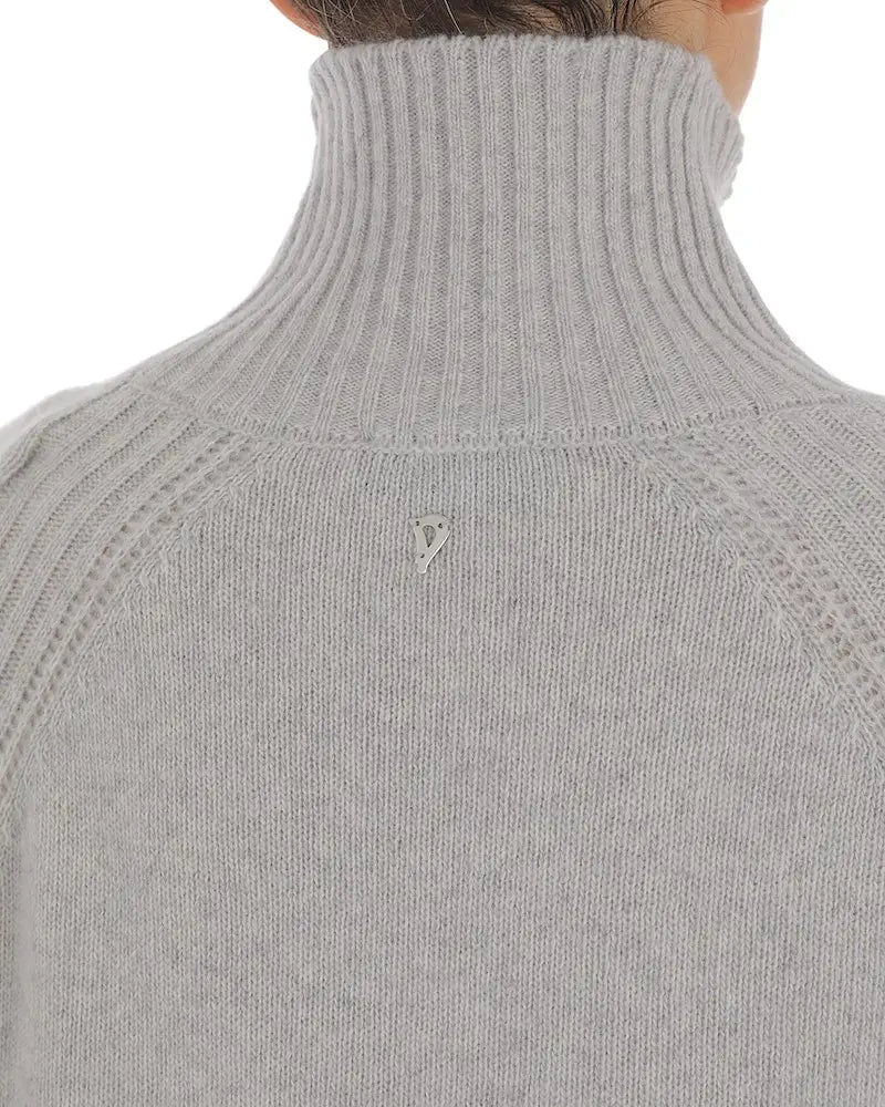 DONDUP - Polo Neck in Wool and Cashmere
