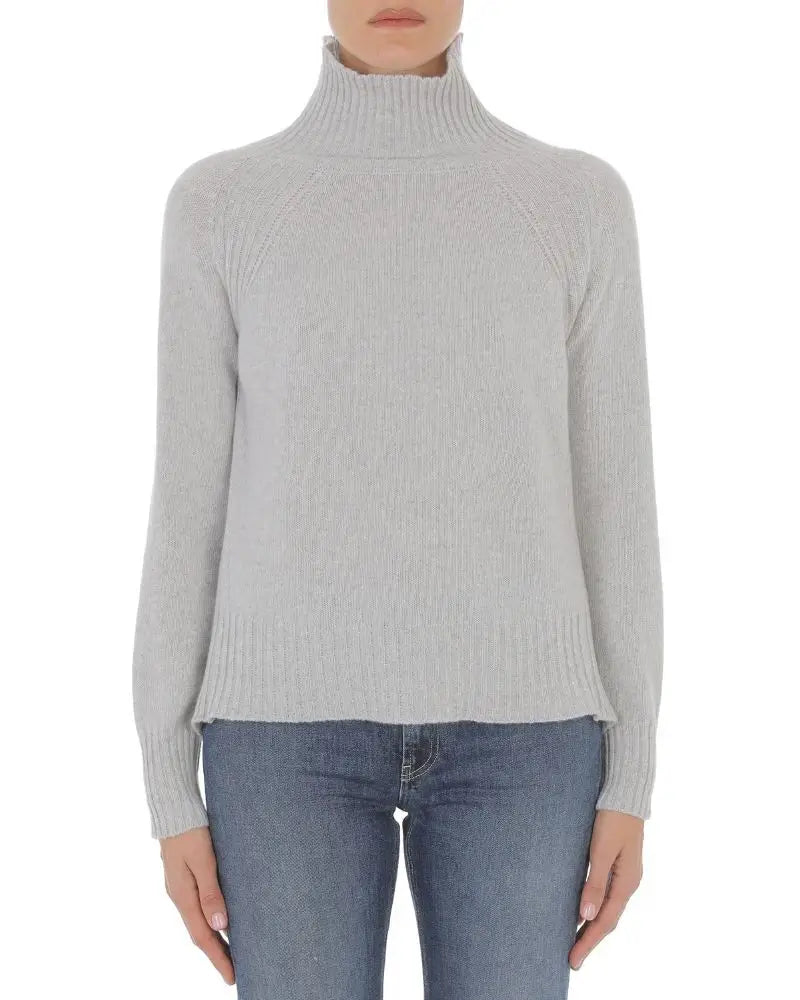 DONDUP - Polo Neck in Wool and Cashmere