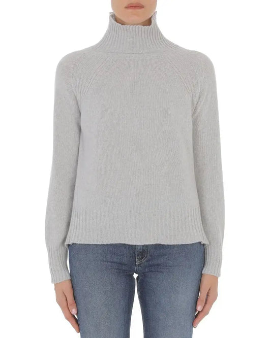 DONDUP - Polo Neck in Wool and Cashmere